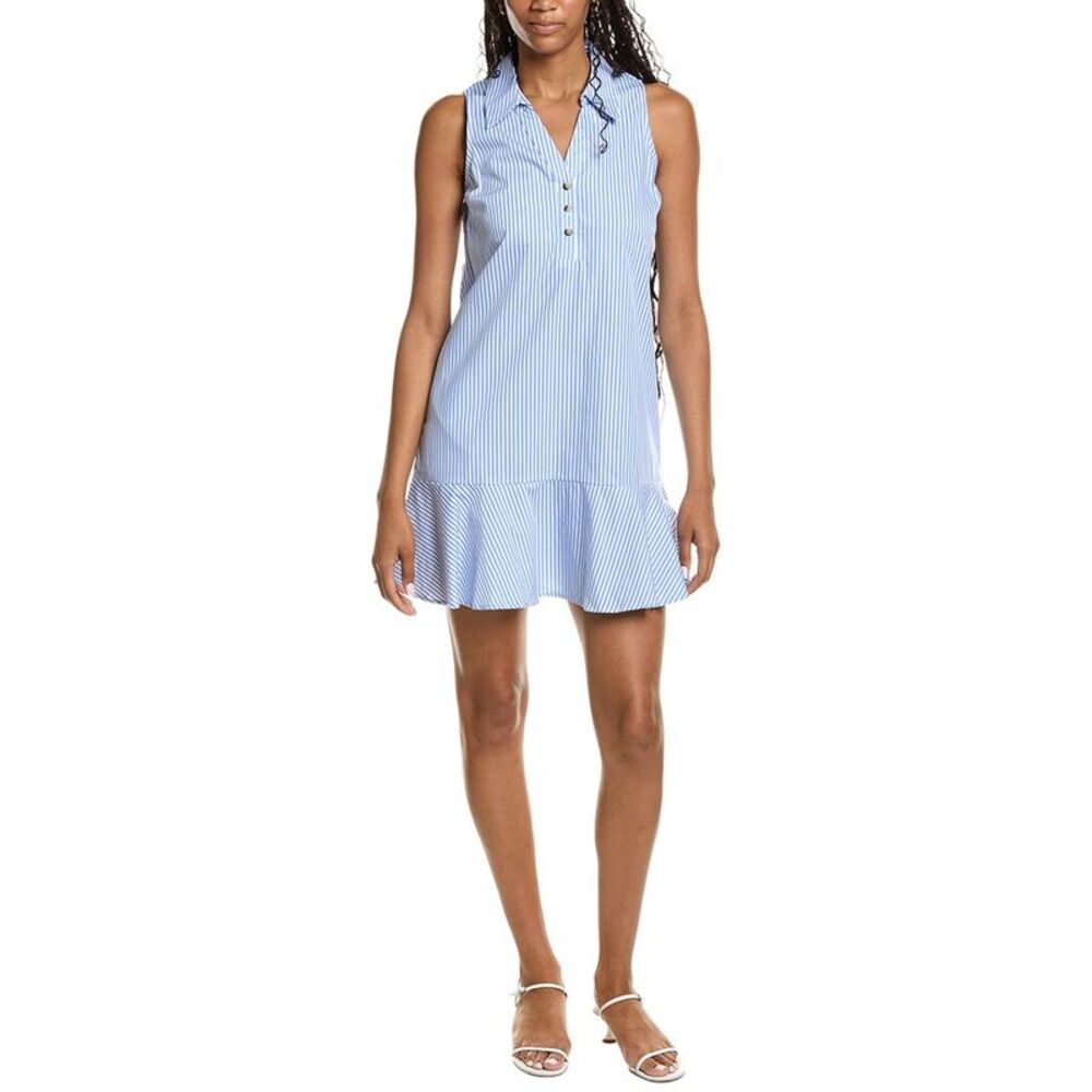 Stella Parker Womens  Flounced Dress, Blue